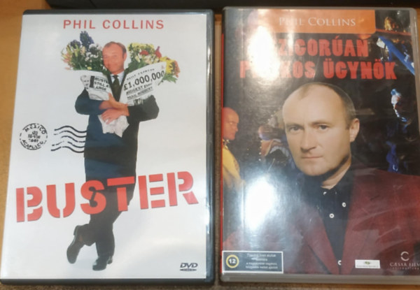 Phil Collins - 2 db DVD: Buster + Szigorúan piszkos ügynök (2 DVD + 2 tok)