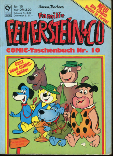 Hanna-Barbera - Familie Feuerstein+Co Comic-Taschenbuch Nr. 10.