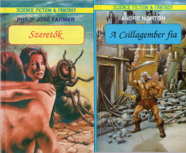 Andre Norton Philip Jos Farmer - 2 db sci-fi : A csillagember fia + Szeretk
