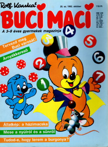 Rolf Kauka - Buci Maci 1992 oktber 3-9 ves gyermekek magazinja