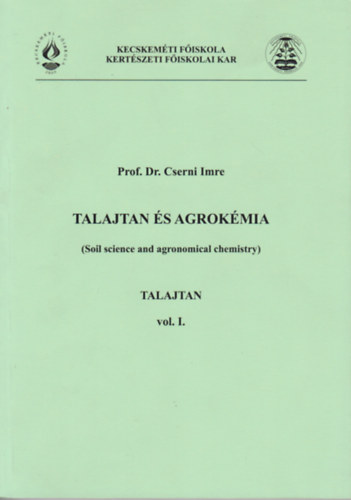 Talajtan s agrokmia - Talajtan I.