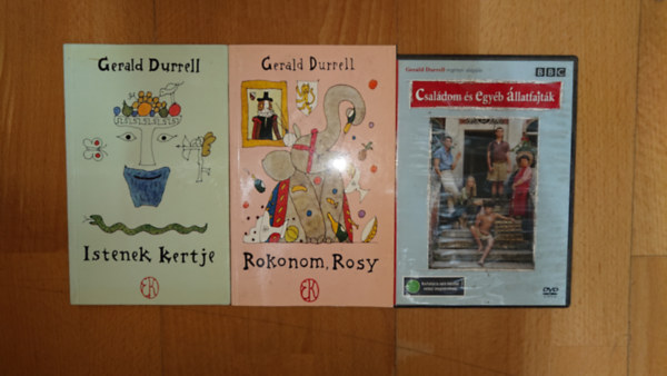Gerald Durrel - Gerald Durrel-csomag (2 könyv + DVD): Rokonom, Rosy, Istenek kertje + Családom és egyéb állatfajták (DVD)