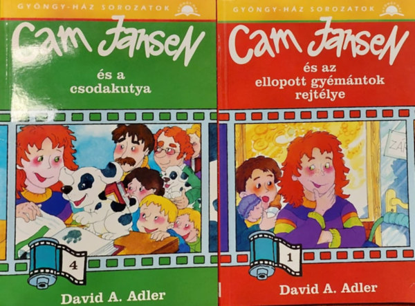 David A. Adler - Cam Jansen s a csodakutya + Cam Jansen s az ellopott gymntok rejtlye (2 db m)