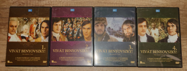 A Vivt, Bennyovszky! cm  magyar-csehszlovk kalandfilmsorozat 4 DVD-n