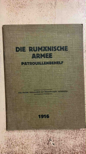 Die rumanische armee patrouillenbehelf