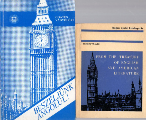 Horváth József John Coates-Vágvölgyi Éva - 4 db angol nyelvkönyv: English Usage + Angol-magyar diáklevelezés + From the Treasury of English and American Literarture + Beszéljünk angolul!