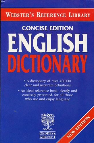 Concise Edition English Dictionary