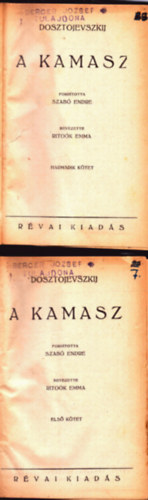 Dosztojevszkij - A kamasz 1-4. rsz kt ktetben