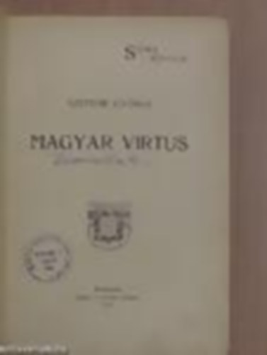 Szemere Gy�rgy - Magyar virtus