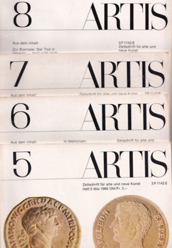 12 db Artis 1968/12, 1969/2-5.