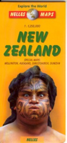 New Zealand 1:1.250.000 - Special Maps: Wellington, Auckland, Christchurch, Dunedin
