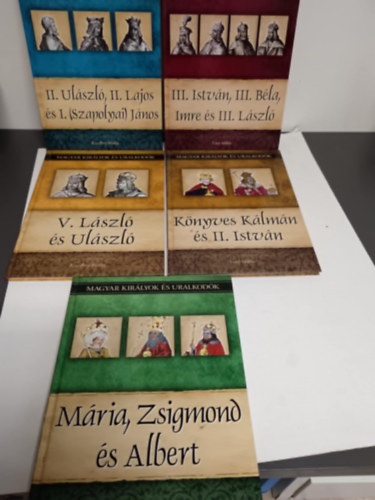 5ktet Magyar kirlyok s uralkodk sorozatbl /5,7,11,12,14(cm a kpen)