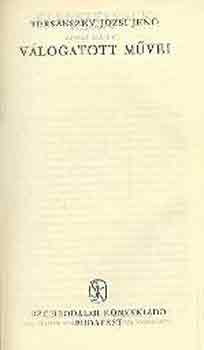 Ters�nszky J�zsi Jen� - Ters�nszky J�zsi Jen� v�logatott m�vei