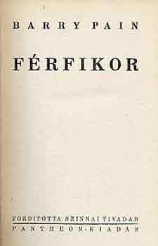 Barry Pain - F�rfikor