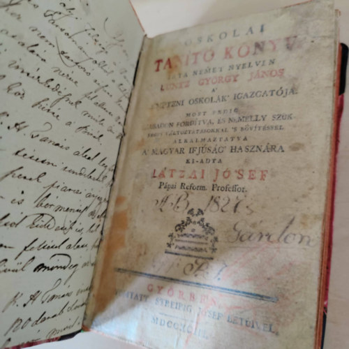 LUNTZ Gy�rgy J�nos - Oskolai tan�t� k�nyv