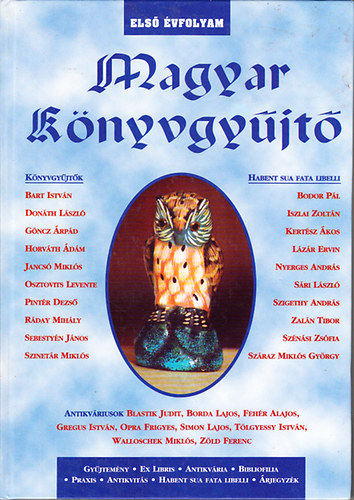 Magyar knyvgyjt 2001. (I. vfolyam)- 10 db lapszm egybektve