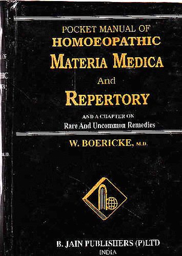 W. Boericke - Pocket Manual of Homoeopathic Materia Medica and Repertory