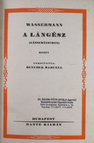 Wassermann - A lngsz