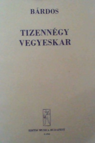 Brdos Lajos - Tizenngy vegyeskar - Z2745