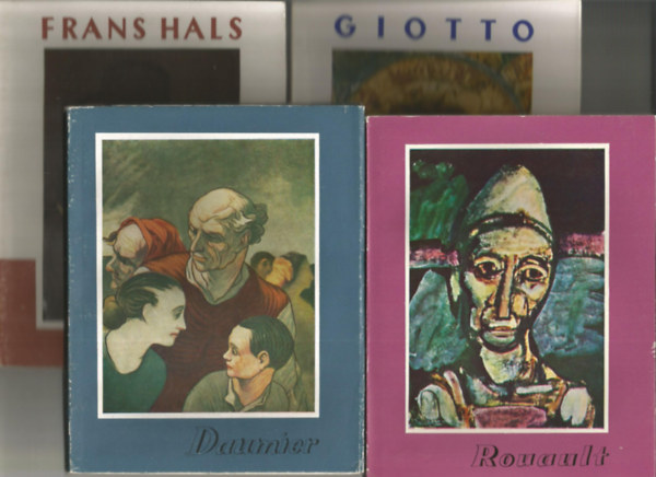 4 db A Mvszet Kisknyvtra, Daumier, Rouault, Frans Hals, Giotto