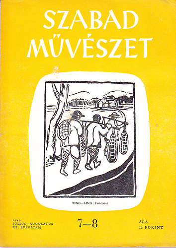 Szabad M�v�szet 1949 III. �vf. 7-8. sz�m