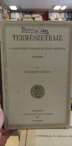 Termszetrajz a vrosi katholikus npiskolk fels osztlyai szmra