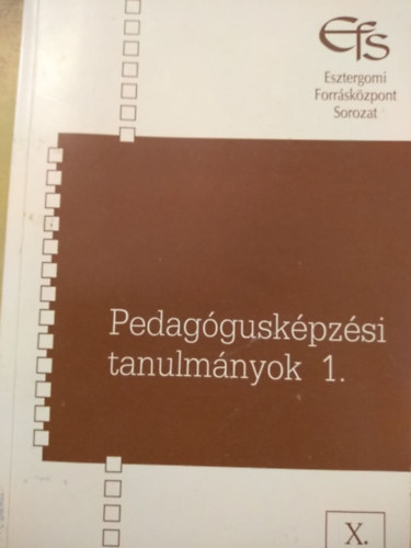 Pedagguskpzsi tanulmnyok 1.