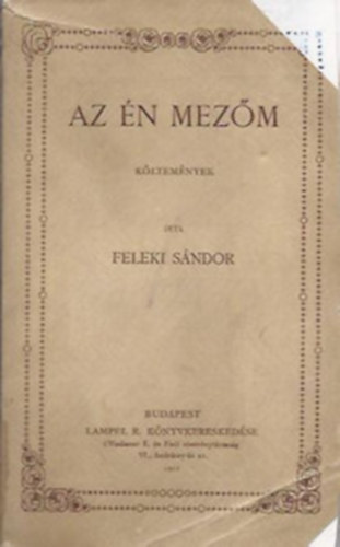 Feleki S�ndor - Az �n mez�m