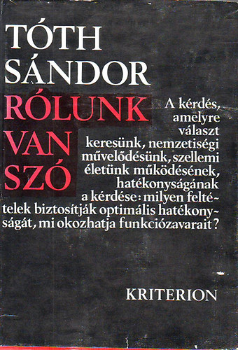 T�th S�ndor - R�lunk van sz�