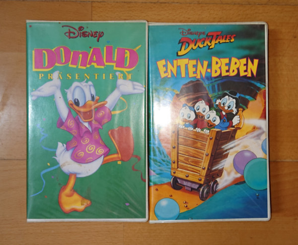 Walt Disney - 2 klasszikus Donald kacsa-mese VHS-n n�met�l: Donald pr�sentiert, Entenbeben
