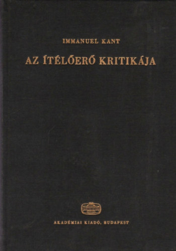 Immanuel Kant - Az tler kritikja