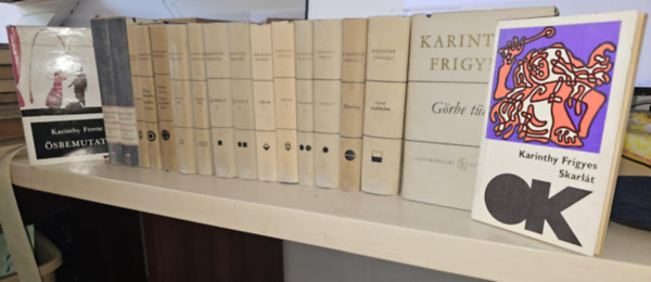 Karinthy Ferenc Karinthy Frigyes - 13db Karinthy mű 18 kötetben, KÖNYVMENTŐ AJÁNLAT: Följelentem az emberiséget I-II+ Mennyei riport- Utazás a koponyám körül+ Utazás Faremidóba- Capillária- Kötéltánc+ Versek+ Idomított világ I-II+ Így írtok ti I-II+ Jelbeszéd I-I