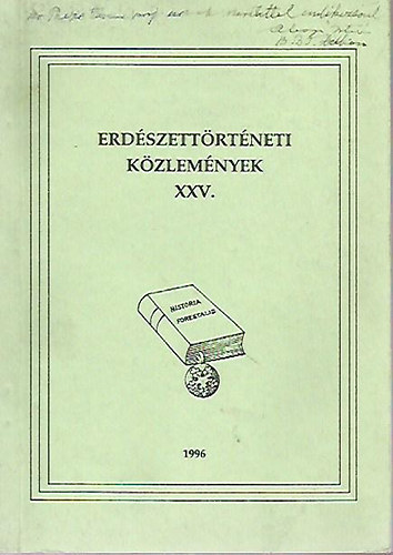 Erd�szett�rt�neti k�zlem�nyek XXV.