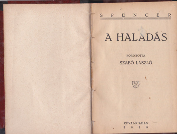 Herbert Spencer - A halads