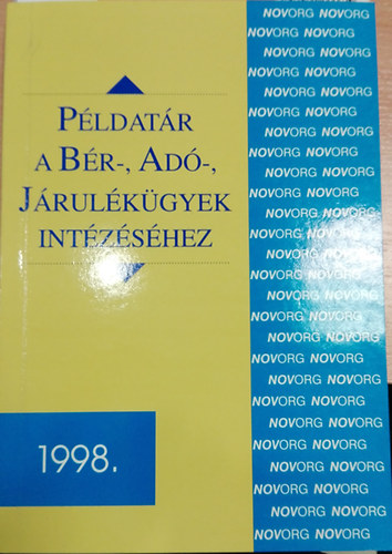 Karcsony Imrn - Pldatr a br-, ad-, jrulkgyek intzshez 1998