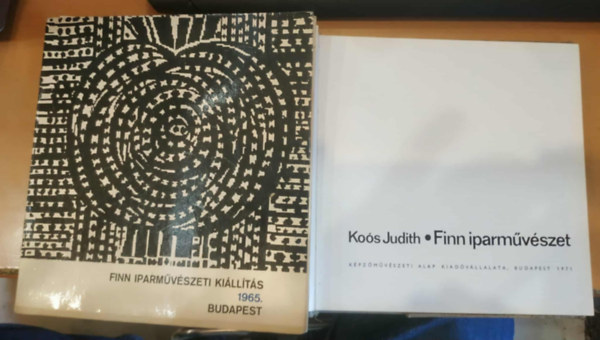 Kos Judith - 2 db Finn iparmvszet (knyv) + Finn Iparmvszeti Killts (1965, fzet)