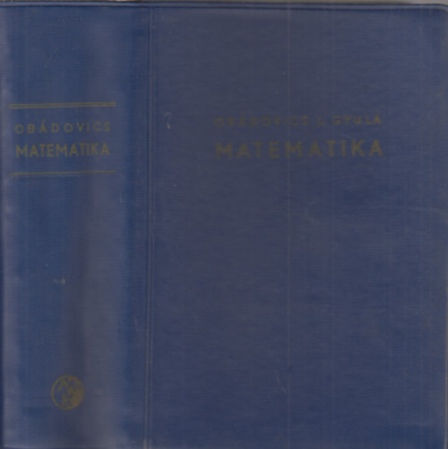Ob�dovics J�zsef Gyula - Matematika