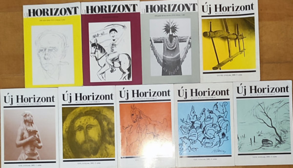 9db m az j horizont folyiratbl - 1998. mjus-jnius, XXVI. vfolyam, 3. szm, 1998. XXVI. vfolyam, klnszm, 1999. janur-februr-mrcius, XXVII. vfolyam, 1. szm, 2000. 5. szm, XXX. vfolyam, 2002. 1., 2., 5., 6., XXXI. 