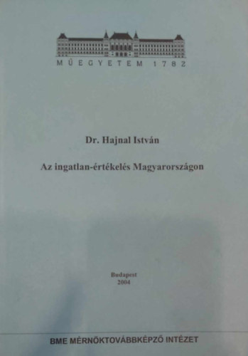 Dr. Hajnal Istvn - Az ingatlan rtkels Magyarorszgon