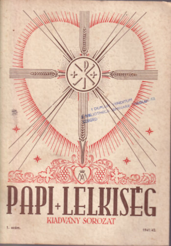 Papi Lelkisg 1941/42 1-4. szm