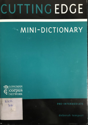 Deborah Tempest - Cutting edge Mini-dictionary - Pre-intermediate