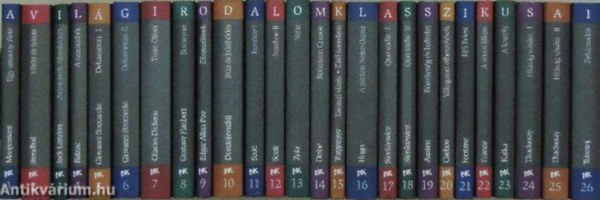 A világirodalom klasszikusai 1-26.