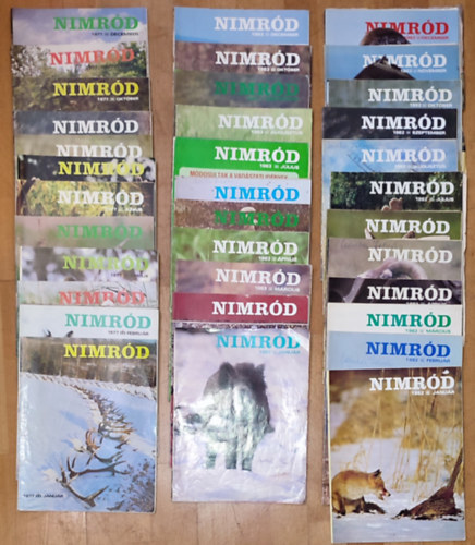 35db Nimrd magazin - 1977. janur-december, 1982. janur-december, 1983. janur, februr, mrcius, prilis, mjus, jnius, jlius, augusztus, szeptember, oktber, december