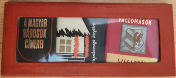 M�ricz Zsigmond - A magyar v�rosok c�merei/Paprikaszag� leveg�ben/Vallom�sok Szegedr�l (minik�nyv) - D�szdobozban