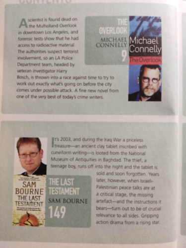Sam Bourne, Nick Ward, Sinéad O'Brien, Linwood Barclay Michael Connelly - Reader's Digest Select Edition: The Overlook - The Last Testament - Left for Dead - No Time for Goodbye