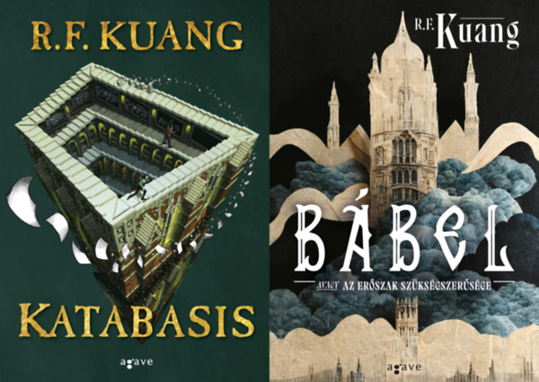 R.F. Kuang R.F. Kuang - 2 db R.F. Kuang regény:Katabasis - (Különleges kiadás) + Bábel avagy az erőszak szükségszerűsége + Bábel avagy az erőszak szükségszerűsége