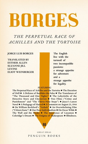 Jorge Luis Borges - The Perpetual Race of Achilles and the Tortoise