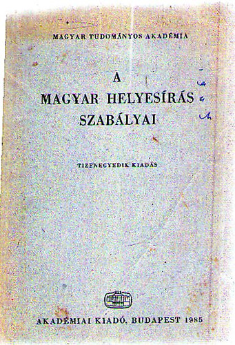 A magyar helyesrs szablyai