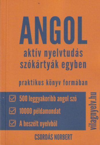Csordás Norbert - Angol aktív nyelvtudás szókártyák egyben