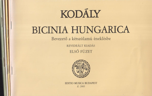 Kodly Zoltn - Bicinia Hungarica - Bevezet a ktszlam neklsbe I-IV.